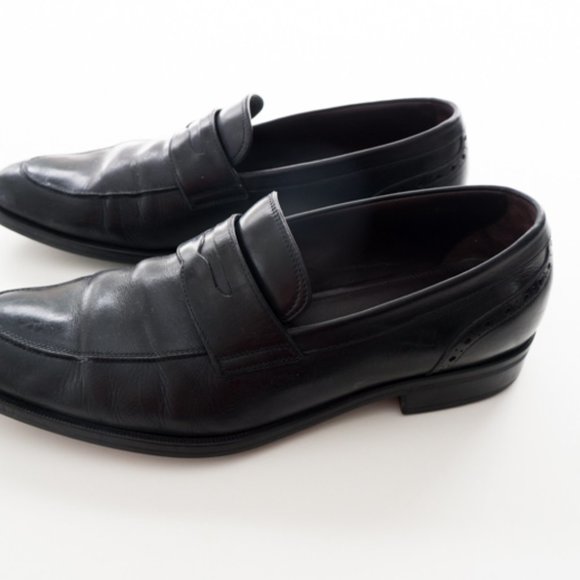 Ermenegildo Zegna Men\'s Loafers Black 8 Leather main image 6